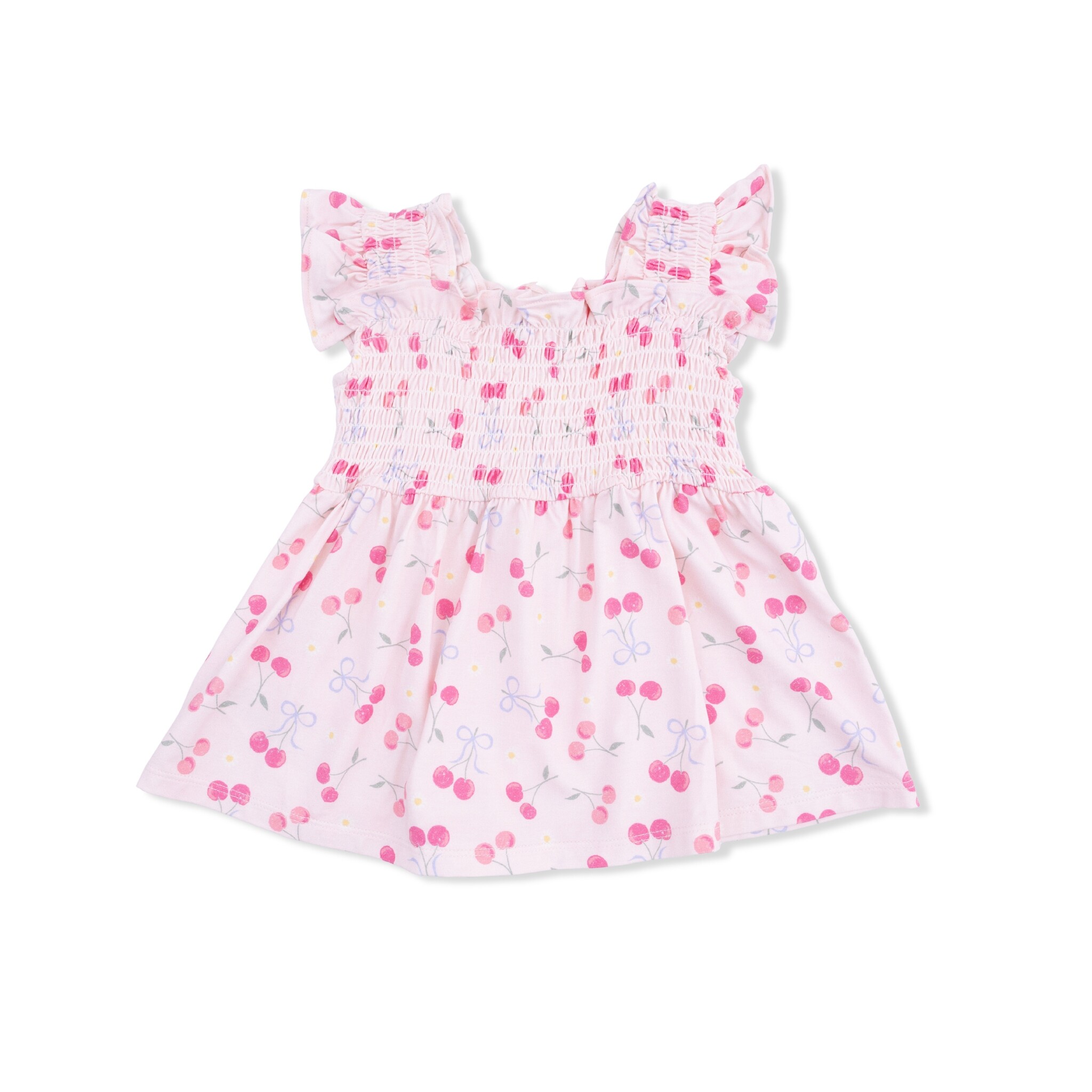 Angel Dear Angel Dear Sweet Bow Cherries Baby Doll Tunic & Bloomer Set