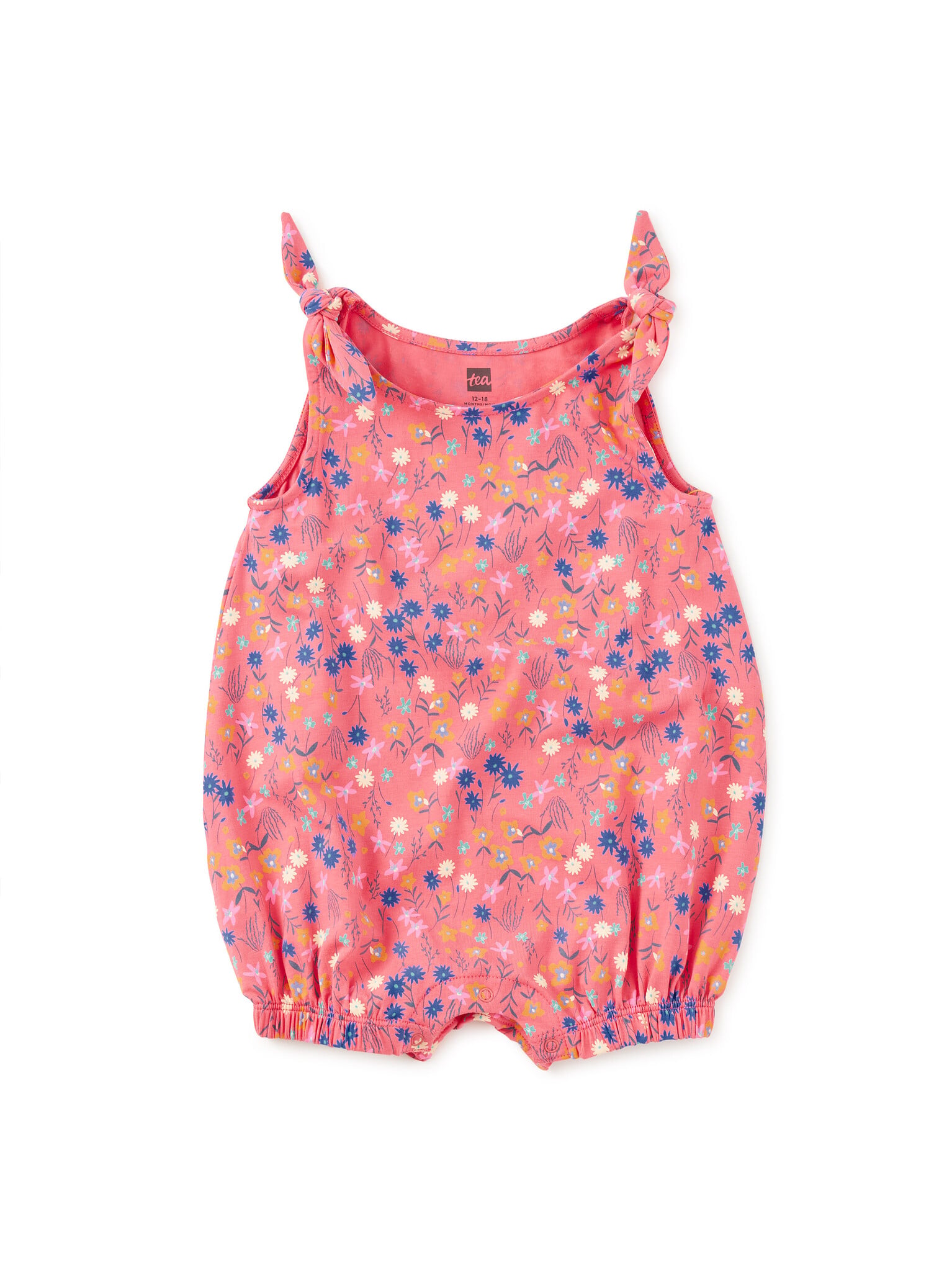Tea Collection Tea Tie Shoulder Baby Romper
