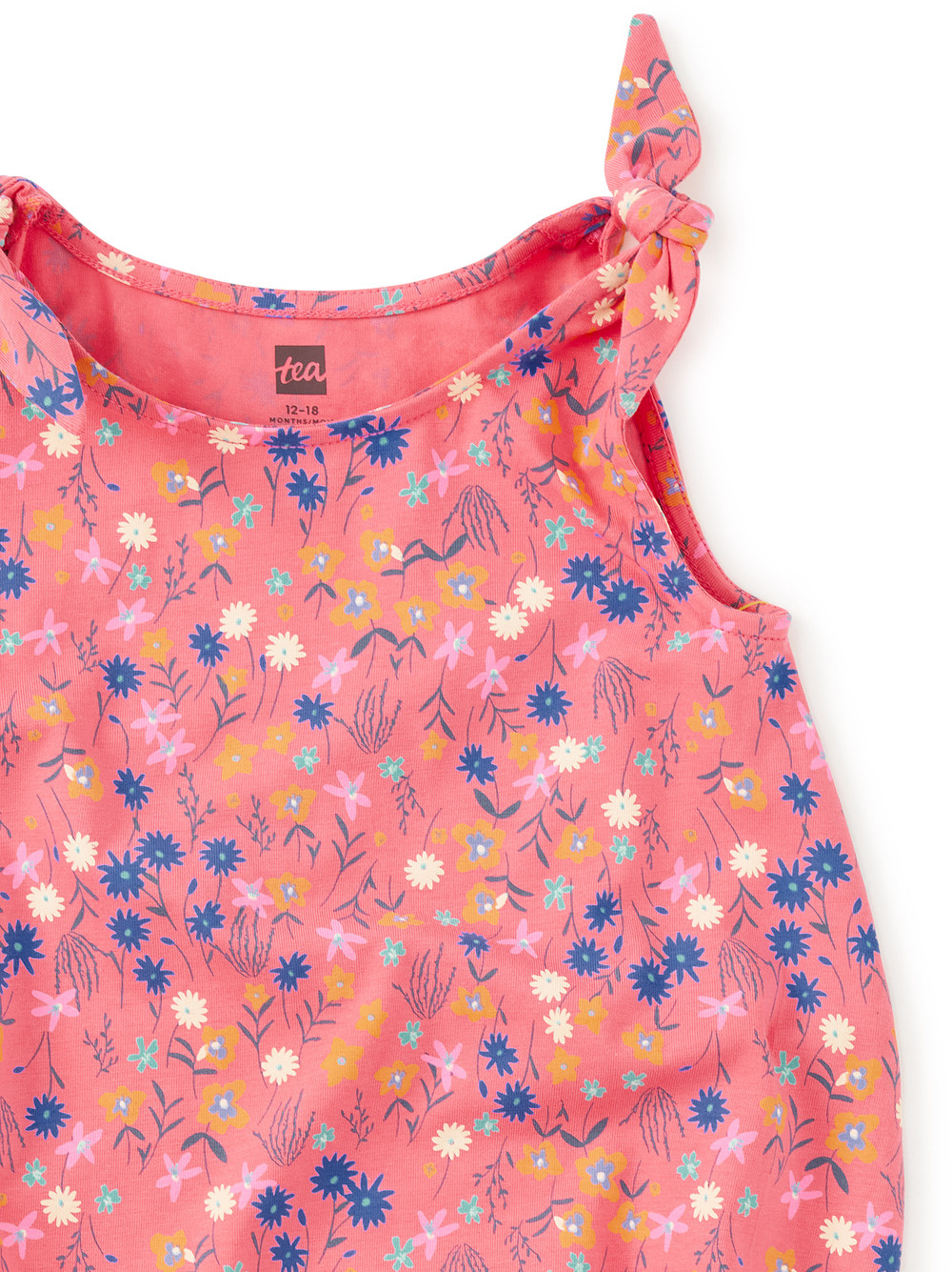 Tea Collection Tea Tie Shoulder Baby Romper