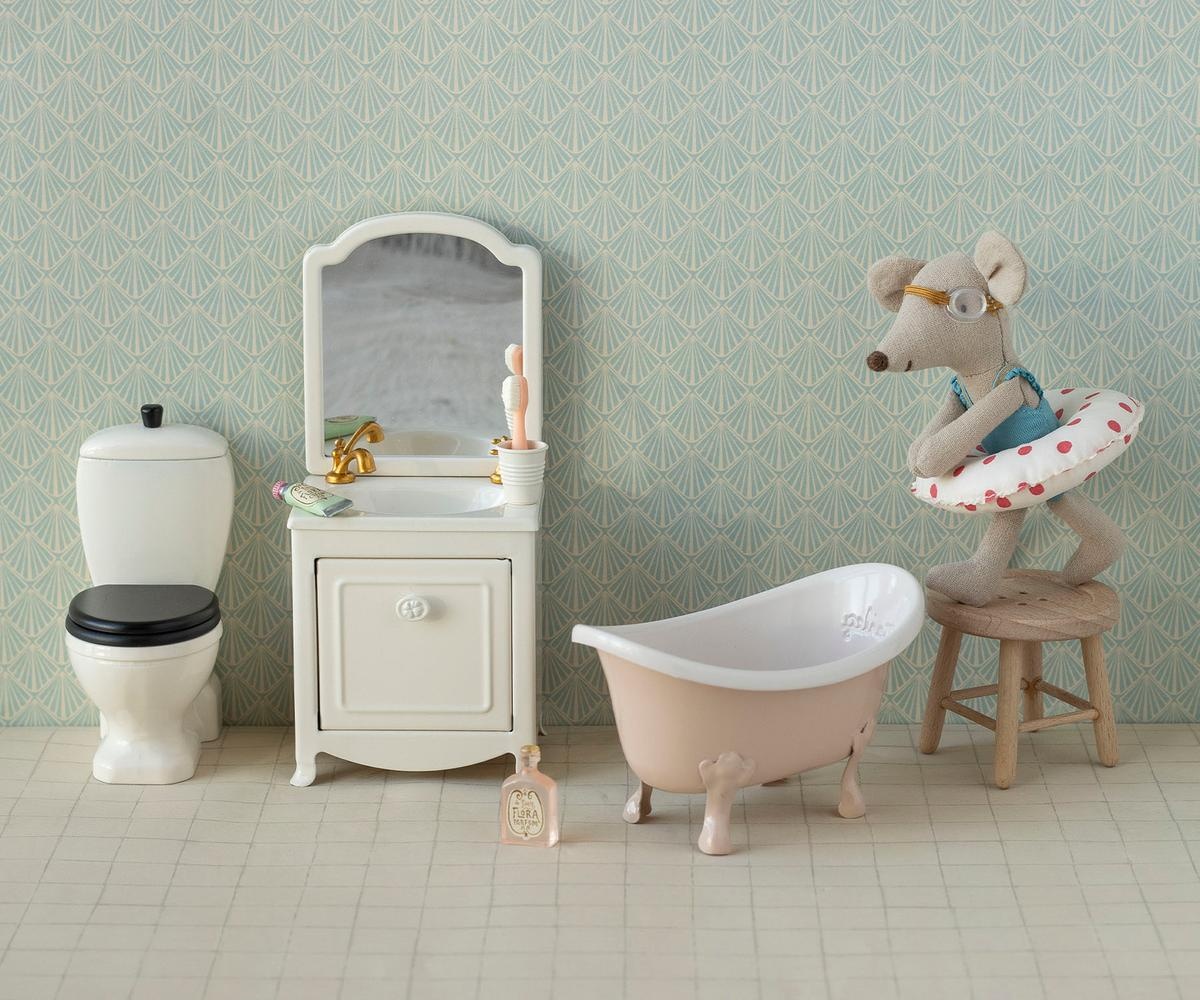 maileg Maileg Bathtub, Mouse - Rose