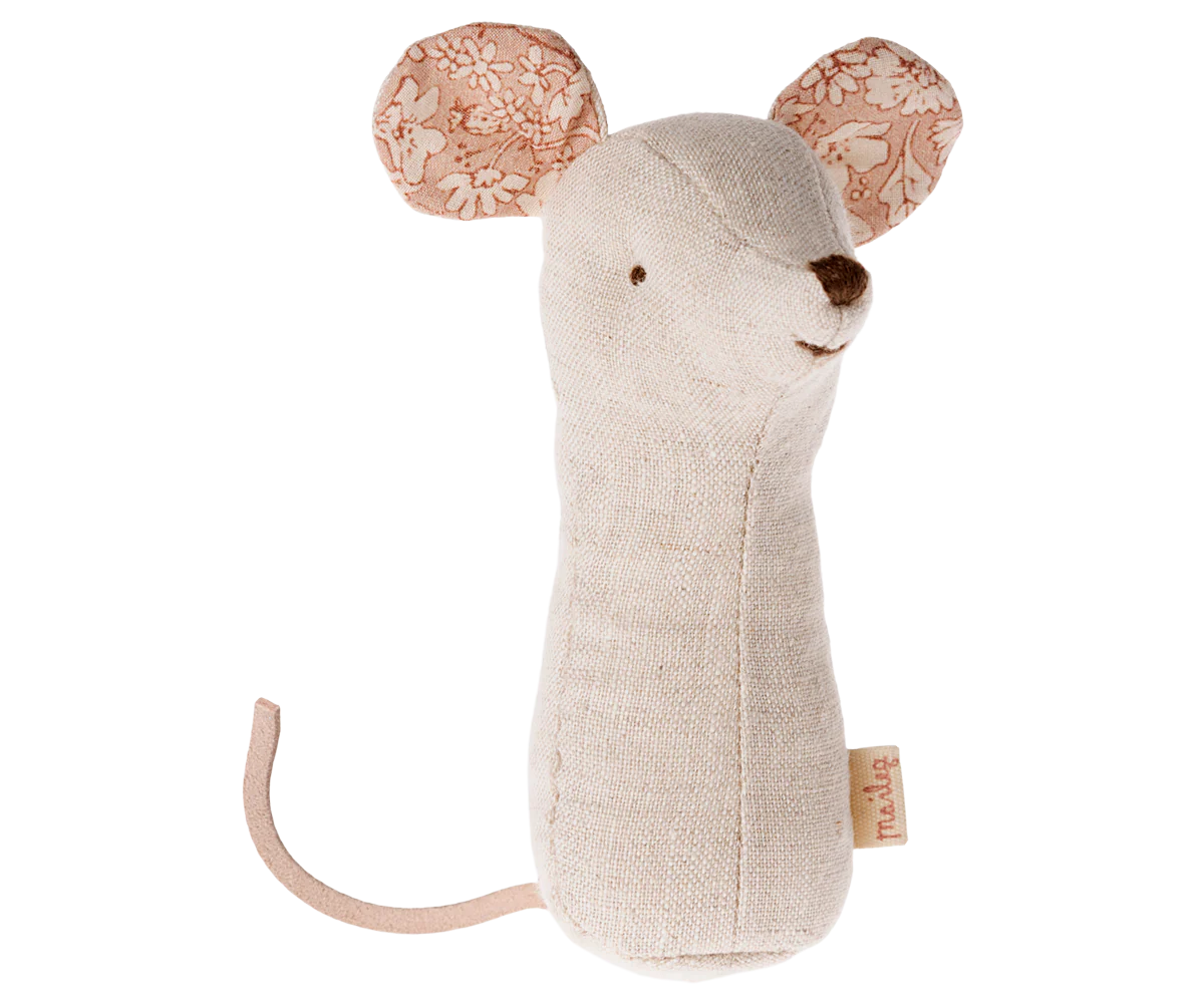 maileg Maileg Lullaby friends, Mouse rattle - Nature
