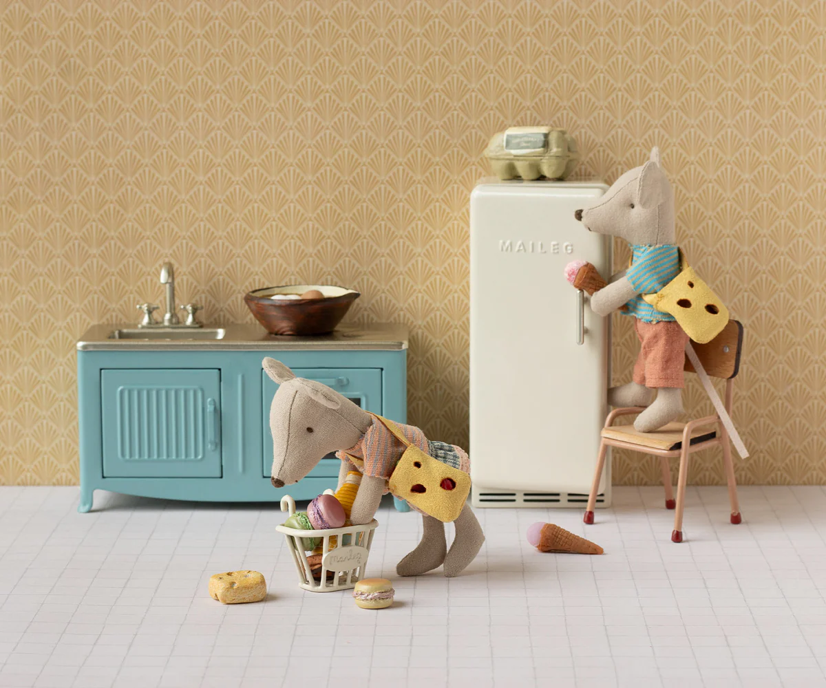 maileg Maileg Little brother mouse with bag