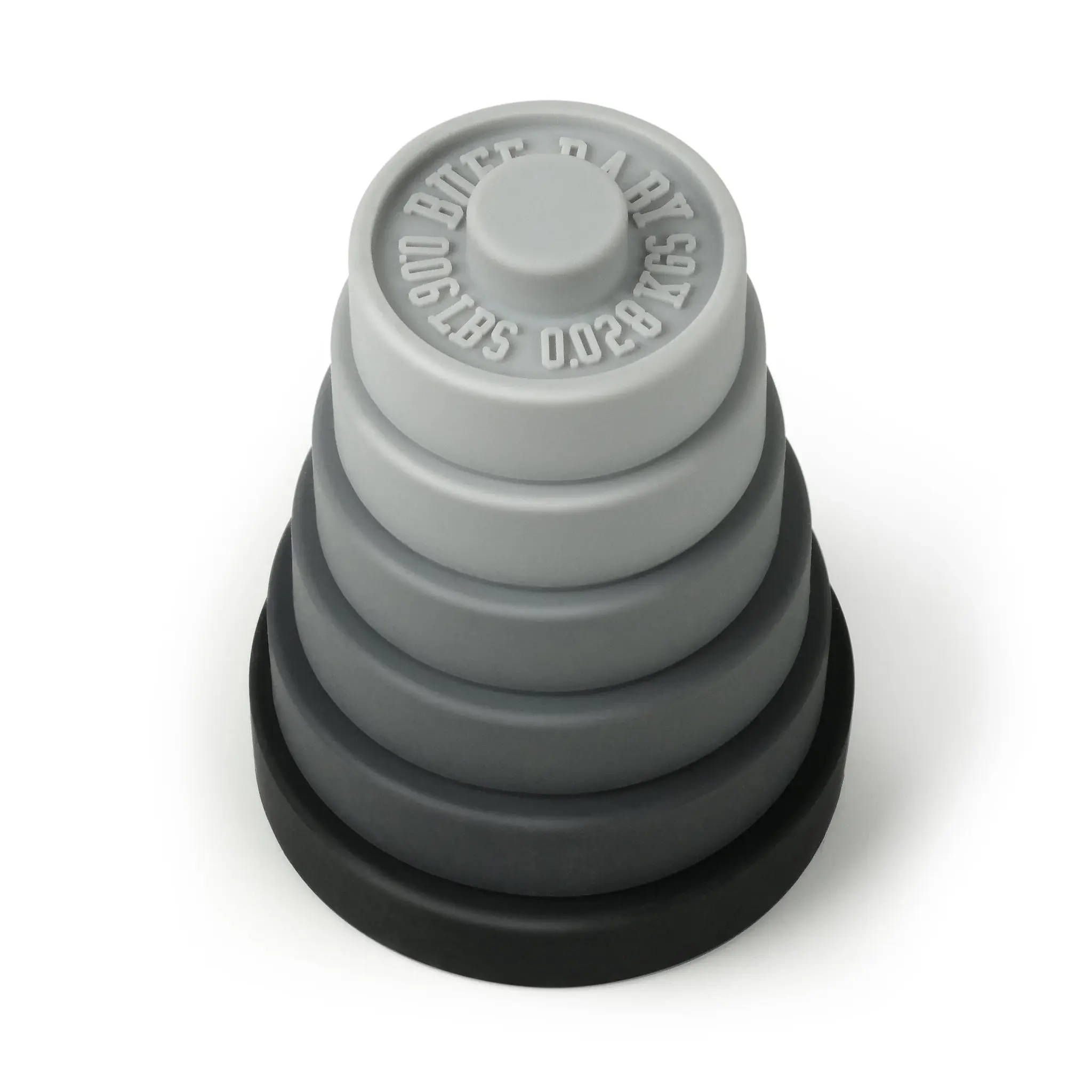 Fred & Friends Buff Baby - Weight Plate Stacking Toy and Teether