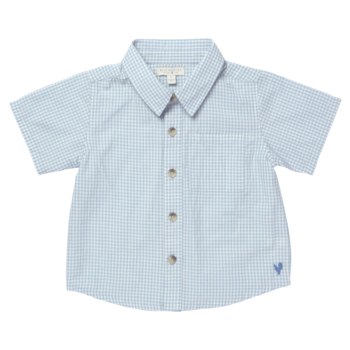 Pink Chicken Pink Chicken Gingham Boys Jack Shirt