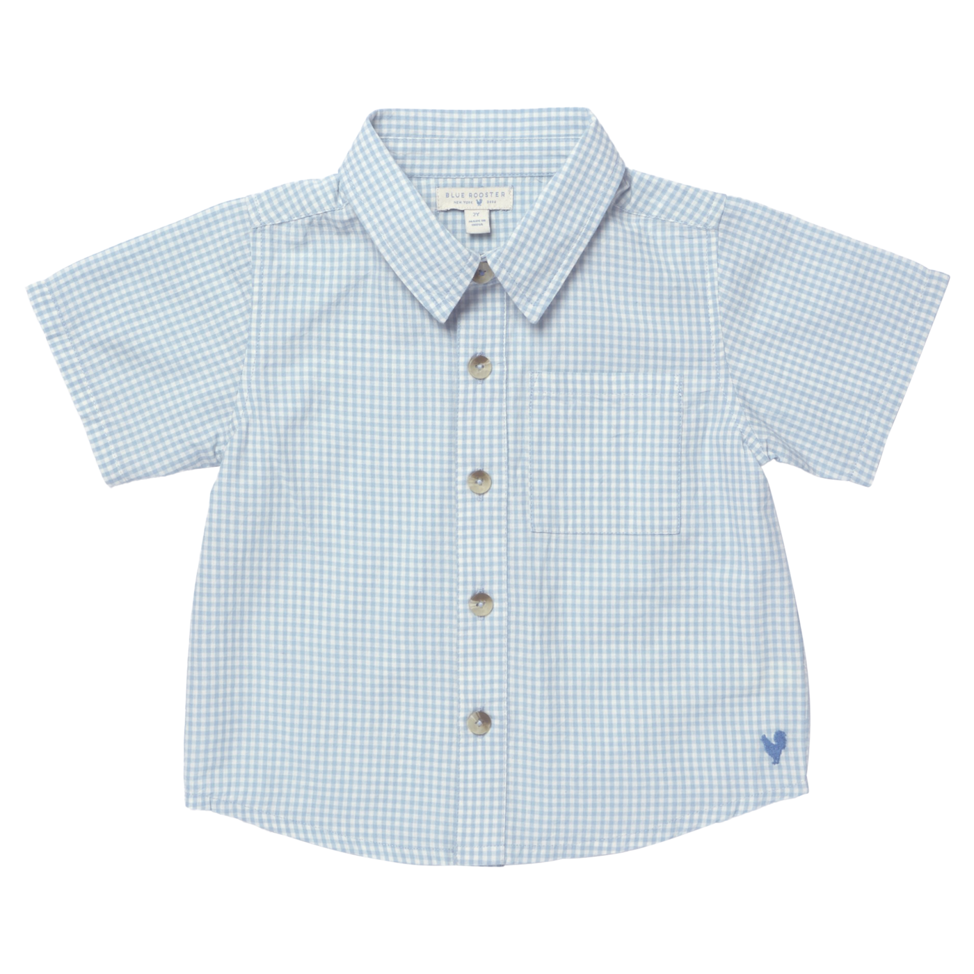 Pink Chicken Pink Chicken Gingham Boys Jack Shirt