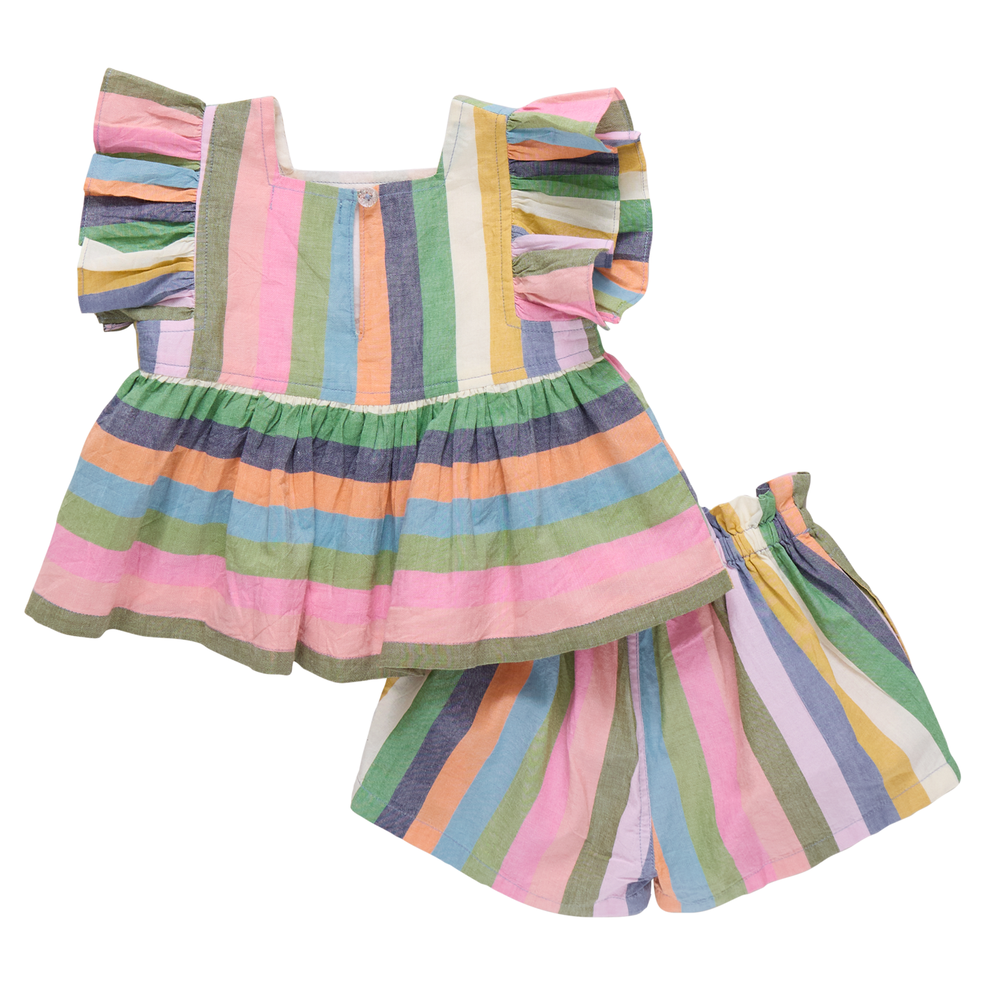 Pink Chicken Pink Chicken Elsie Parade Stripe 2 Piece Set
