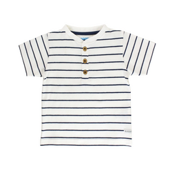 RuffleButts Rufflebutts Boys Short Sleeve Henley