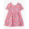 RuffleButts Rufflebutts Blueberry Bliss Short Sleeve Knit Twirl Dress