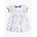RuffleButts Rufflebutts Periwinkle Butterfly Garden Puff Short Sleeve Knit Twirl Dress
