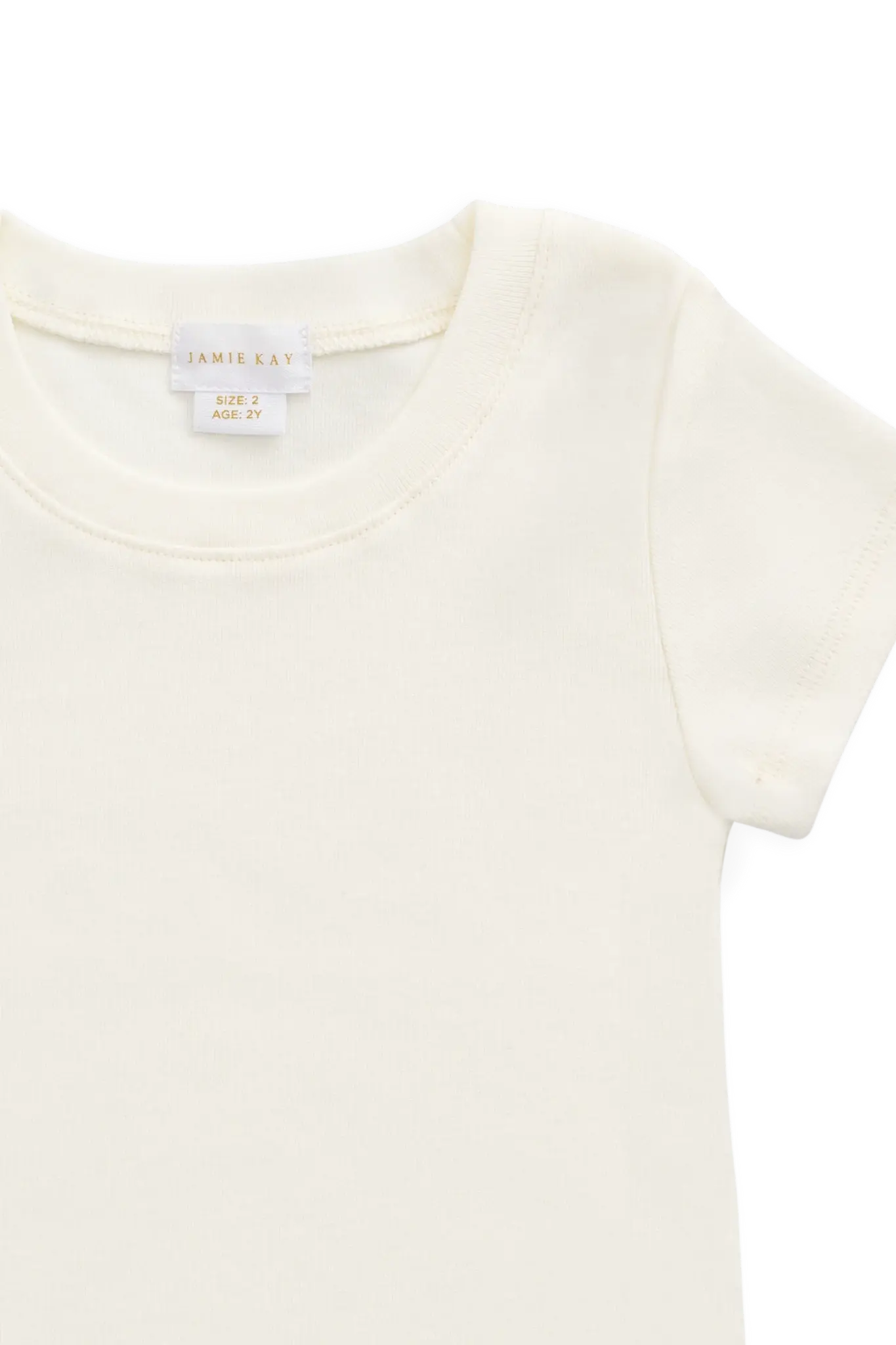 Jamie Kay Jamie Kay Organic Cotton Rib Helene Tee
