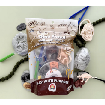 Earth Grown KidDoughs Dinosaur Fossil Dig KidDough Play Kit