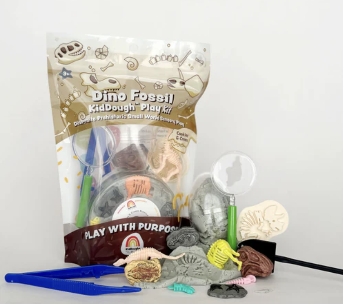 Earth Grown KidDoughs Dinosaur Fossil Dig KidDough Play Kit