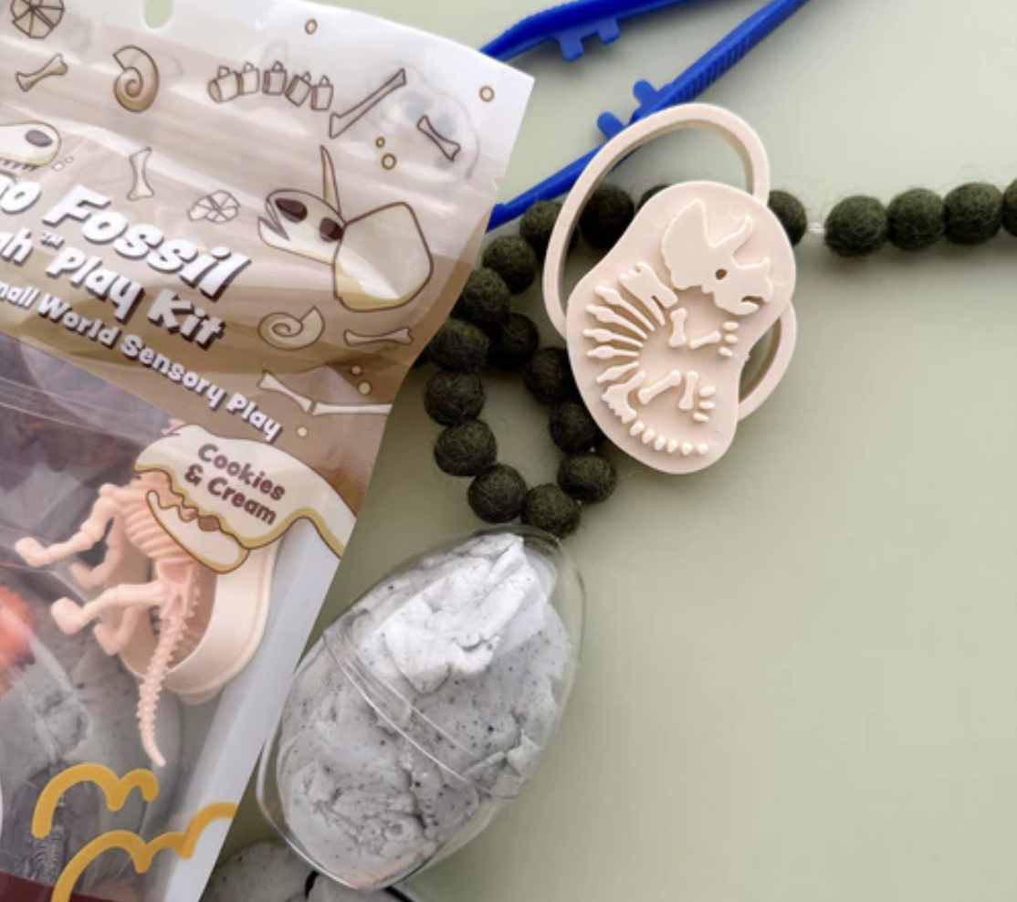 Earth Grown KidDoughs Dinosaur Fossil Dig KidDough Play Kit
