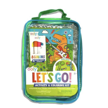 ooly Let's Go!: Activity & Coloring Kit - Robo Dinos