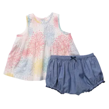 Pink Chicken Pink Chicken Jaipur Fireworks 2 Piece Set