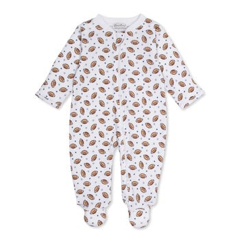 kissy kissy Kissy Kissy Football Season Zipper Footie