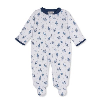 kissy kissy Kissy Kissy Space Race Zipper Footie