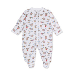 kissy kissy Kissy Kissy Dog Walk Zipper Footie
