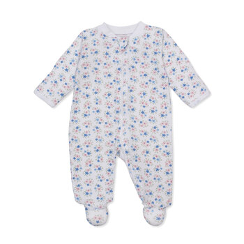 kissy kissy Kissy Kissy Petal Party Zipper Footie