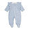 kissy kissy Kissy Kissy Fall Blooms Jacquard Zipper Footie