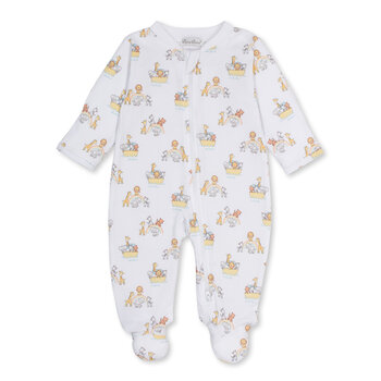 kissy kissy Kissy Kissy Noah's Journey Zipper Footie
