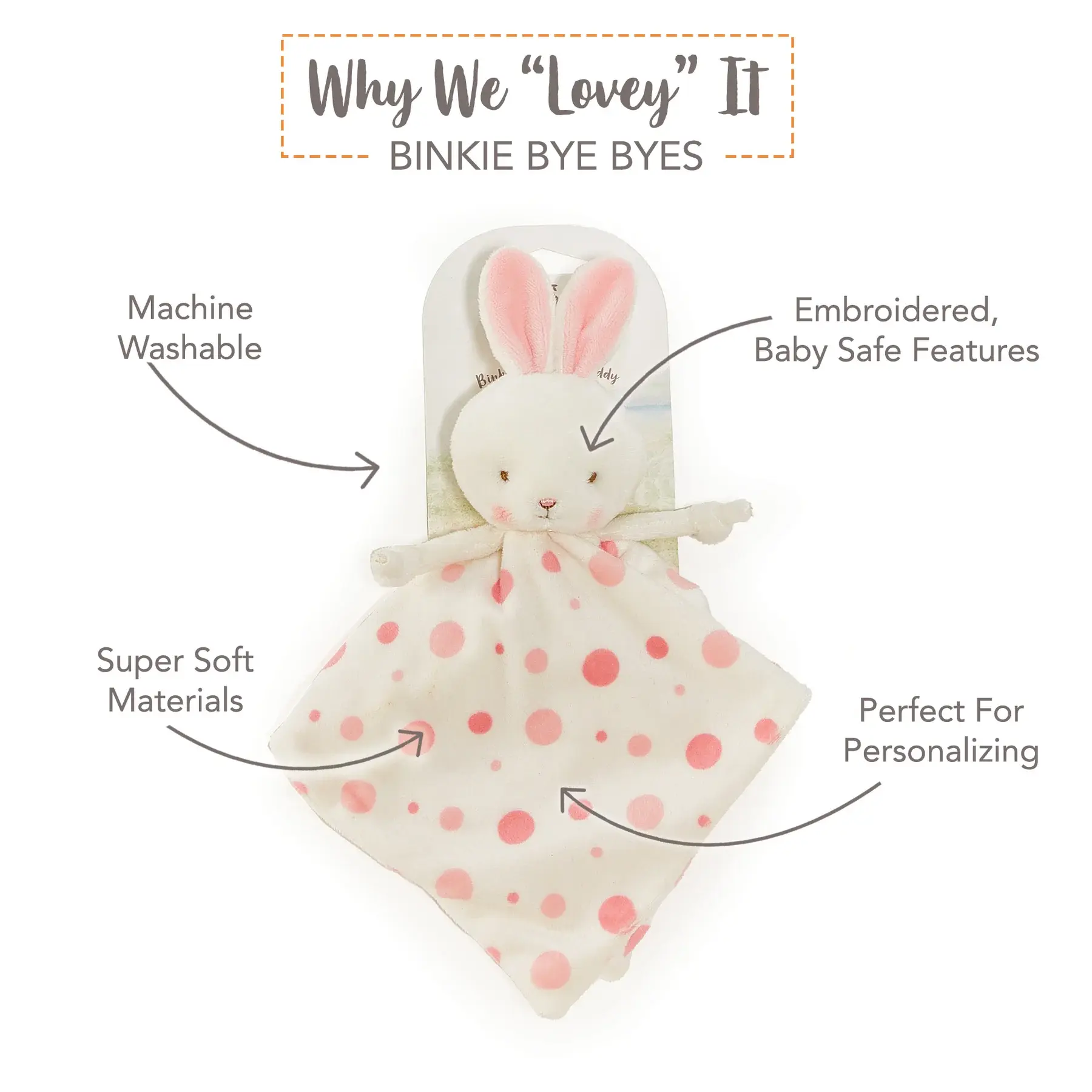 Bunnies by the Bay Bunnies by the Bay Blossom Binkie Bye Bye