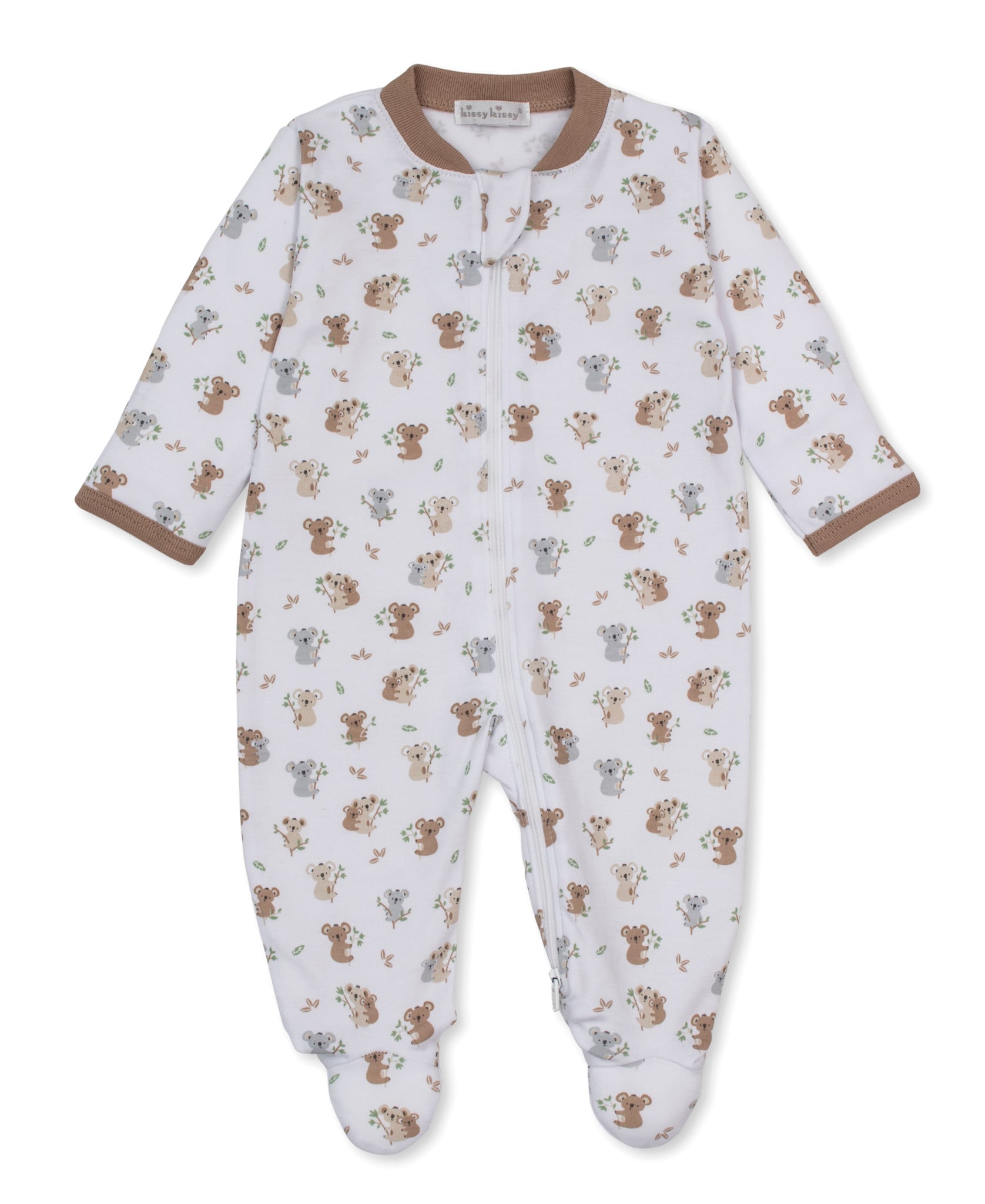 kissy kissy Kissy Kissy Koala Pals Zipper Footie