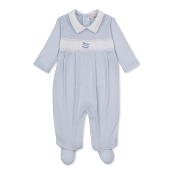 kissy kissy Kissy Kissy CLB Fall Medley Footie w/ Hand Smock