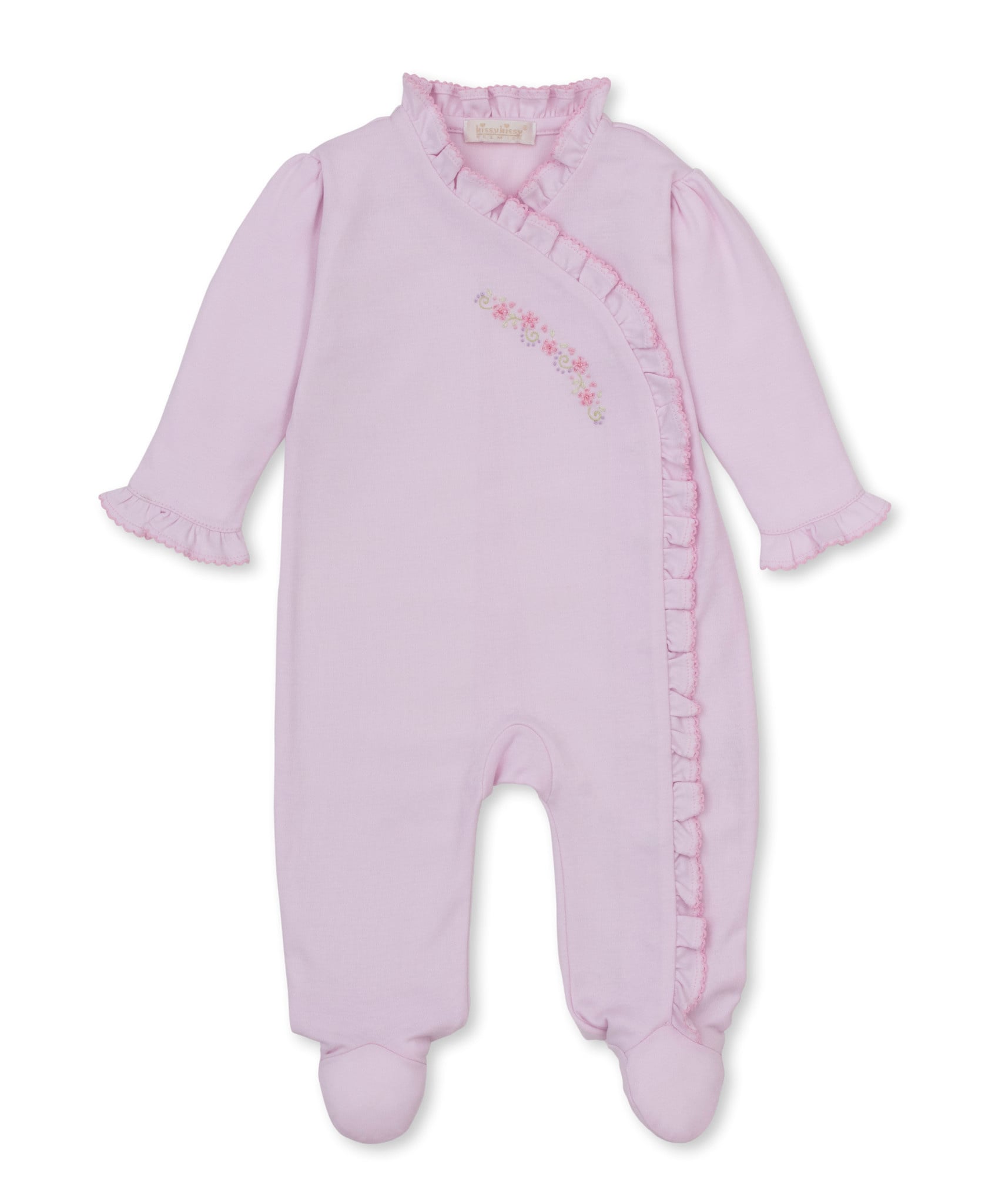 kissy kissy Kissy Kissy CLB Fall Medley Footie w/ Hand Smock