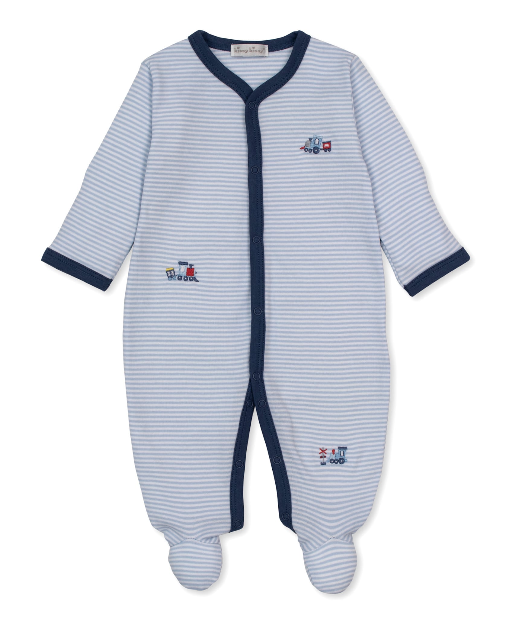kissy kissy Kissy Kissy Toot Toot Footie w/ Hat Set