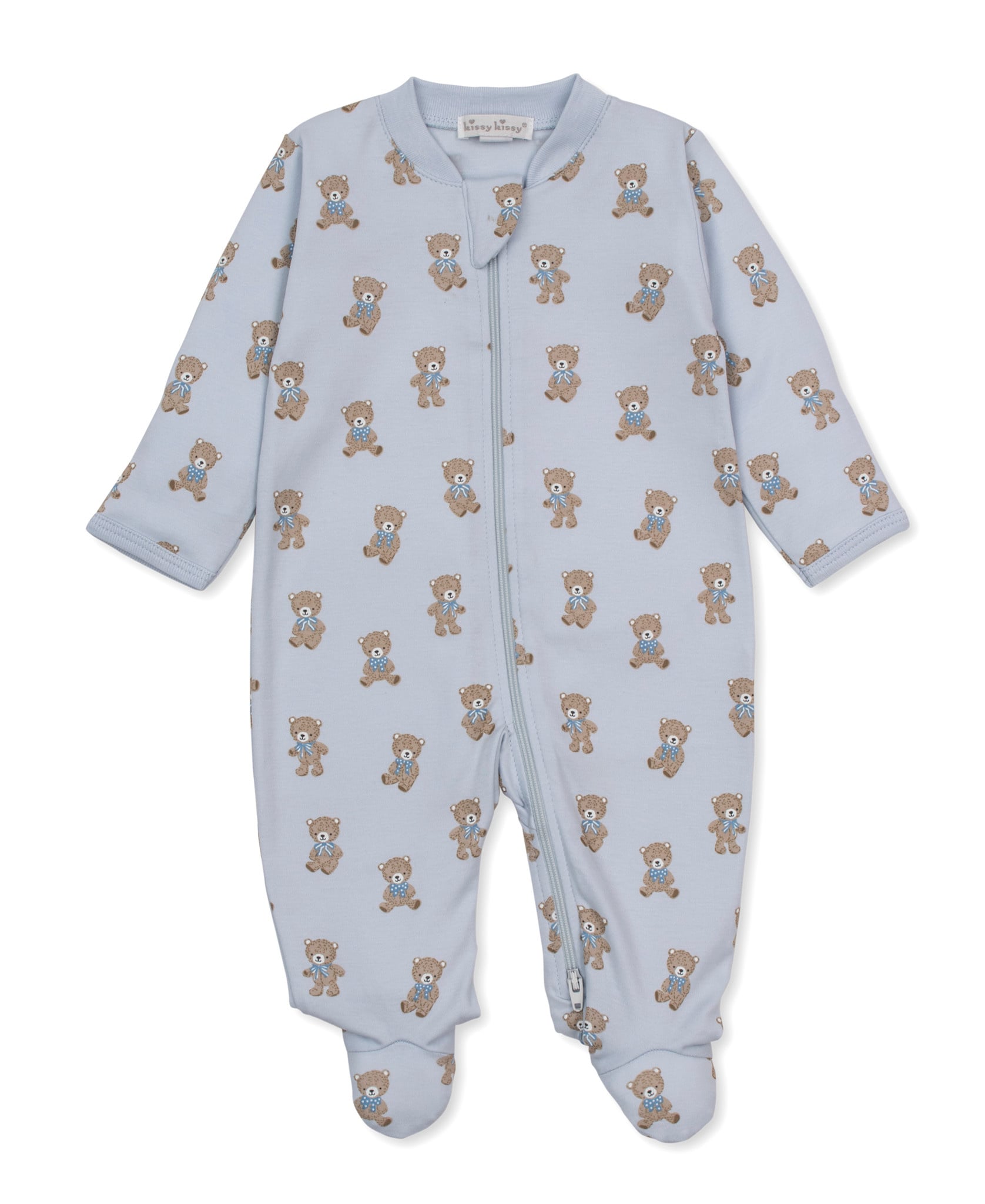 kissy kissy Kissy Kissy Teddy Bear Club Zipper Footie