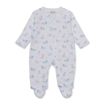 kissy kissy Kissy Kissy Puppy Paws Zipper Footie