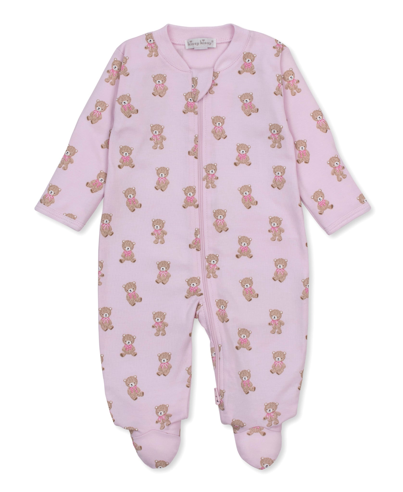 kissy kissy Kissy Kissy Teddy Bear Club Zipper Footie
