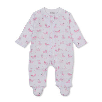 kissy kissy Kissy Kissy Puppy Paws Zipper Footie
