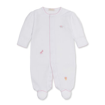 kissy kissy Kissy Kissy SCE Jungle Hang Out Footie w/ Hand Embroidery