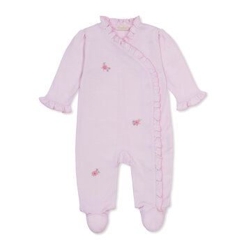 kissy kissy Kissy Kissy SCE Cottage Roses Footie w/ Hand Embroidery