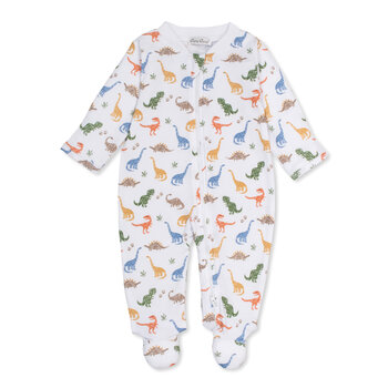 kissy kissy Kissy Kissy PJs Dino Stomp Zipper Footie