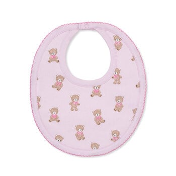 kissy kissy Kissy Kissy Teddy Bear Club Bib - Pink