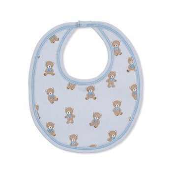 kissy kissy Kissy Kissy Teddy Bear Club Bib - Blue