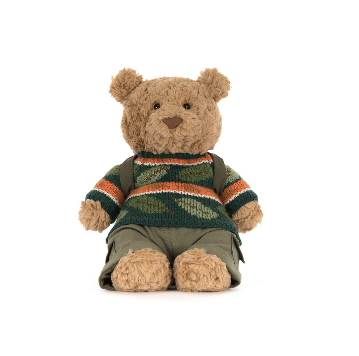 JellyCat Jellycat Bartholomew Bear Hiking Outfit