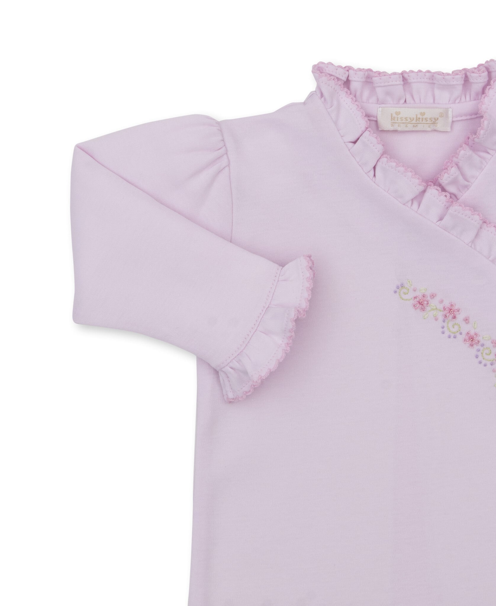 kissy kissy Kissy Kissy CLB Fall Medley Footie w/ Hand Smock