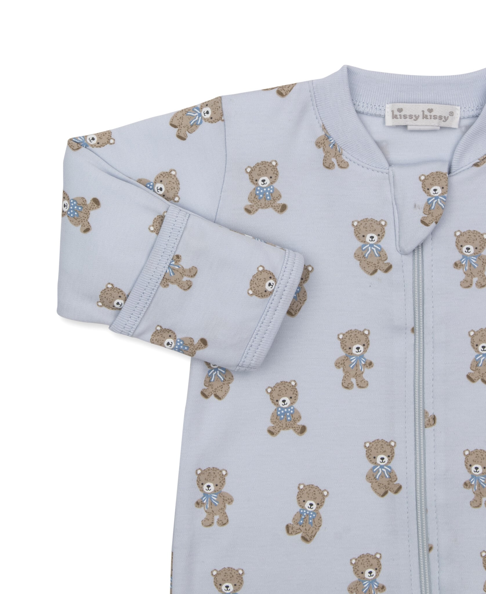 kissy kissy Kissy Kissy Teddy Bear Club Zipper Footie