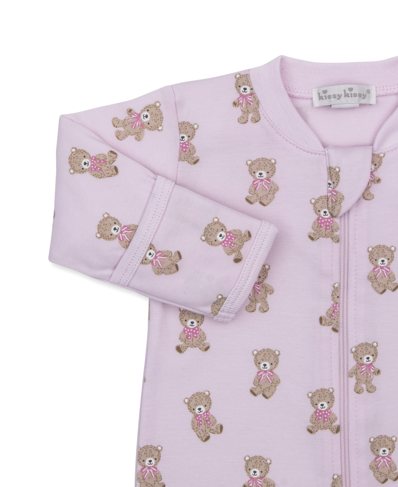 kissy kissy Kissy Kissy Teddy Bear Club Zipper Footie