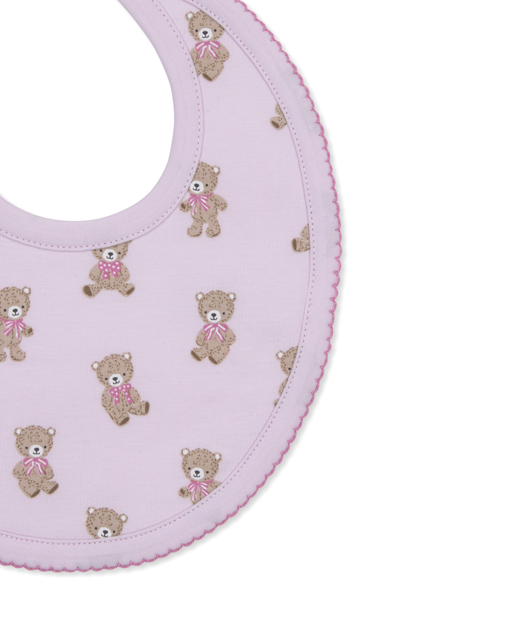 kissy kissy Kissy Kissy Teddy Bear Club Bib - Pink
