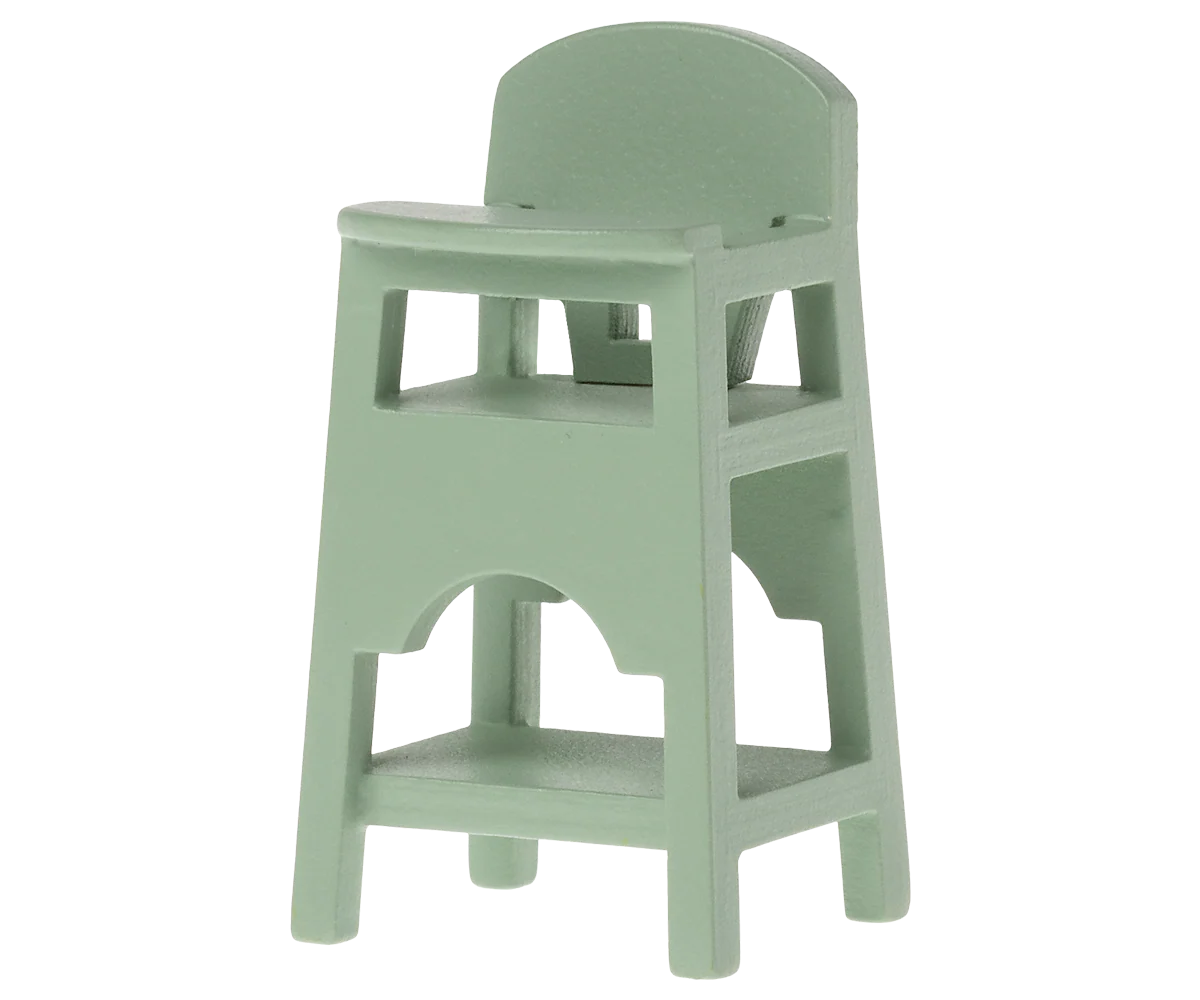 maileg Maileg High chair, Mouse - Mint
