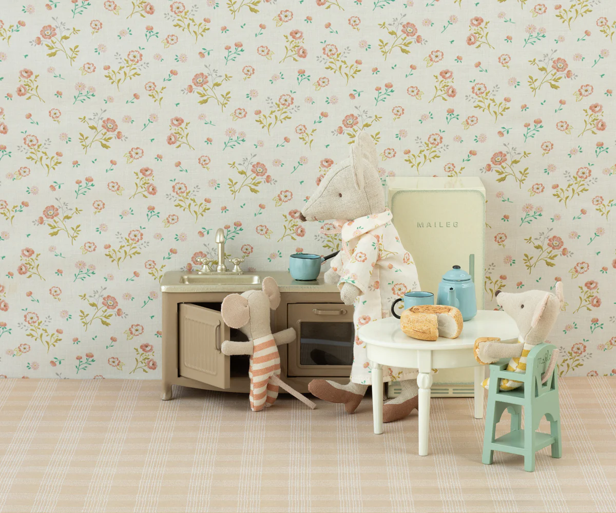 maileg Maileg High chair, Mouse - Mint