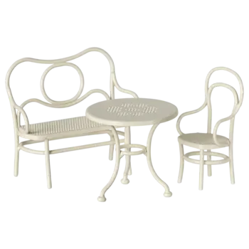 maileg Maileg Café set, Mouse, Small - Off white