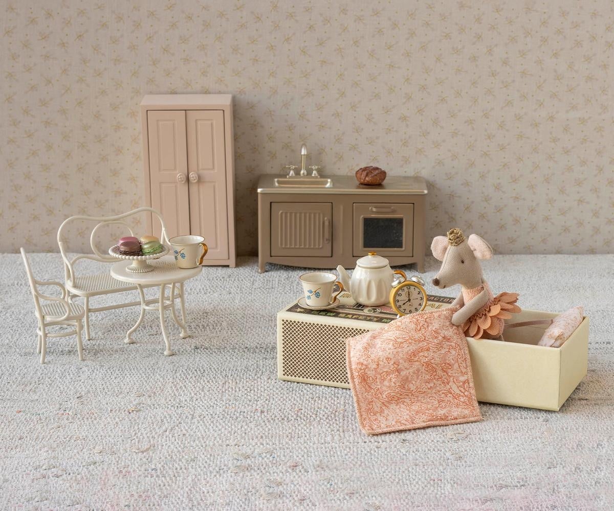 maileg Maileg Café set, Mouse, Small - Off white
