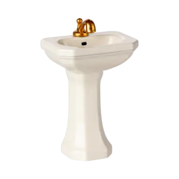 maileg Maileg Bathroom sink, Mouse - Off white