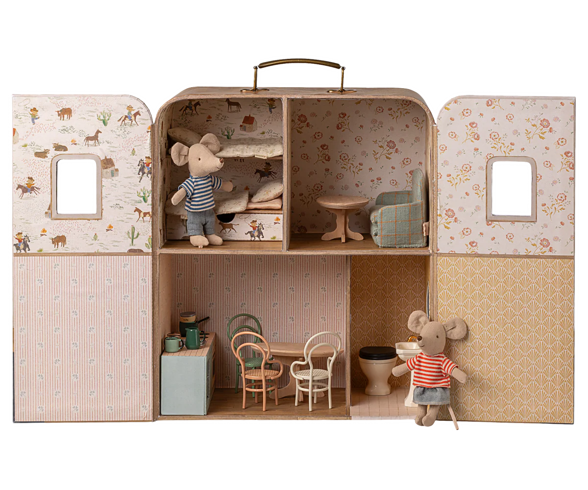 maileg Maileg SuitCasa, Little sister and brother mouse
